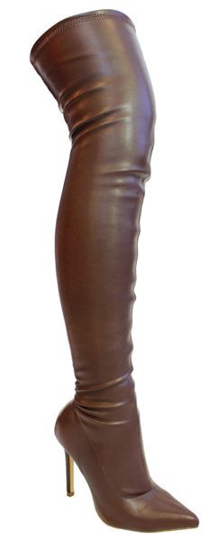 Women's Stretchy Over The Knee Dressy Boots - FISELE7