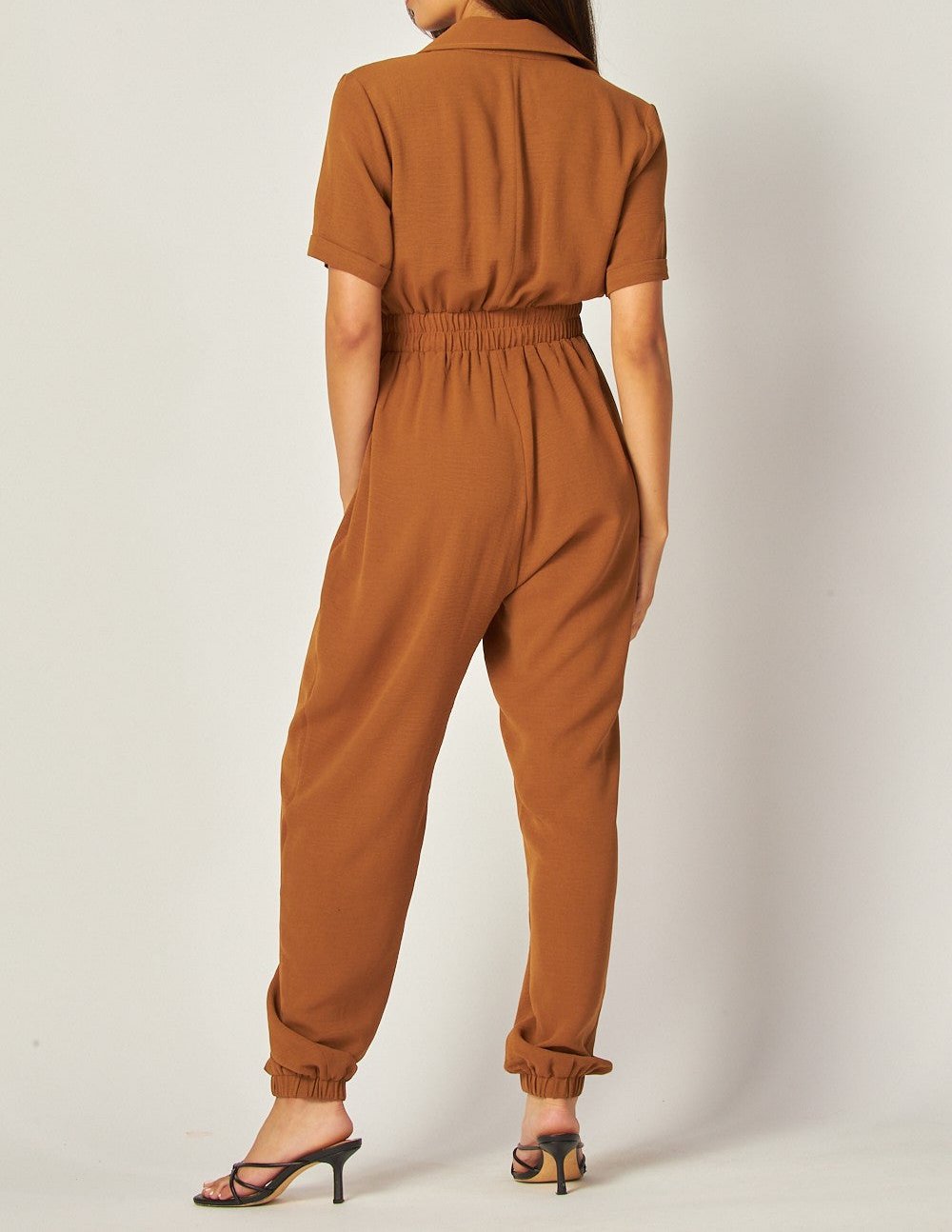 Women's Airflow Front Zip Closure Jumpsuit - LVPAIR2J