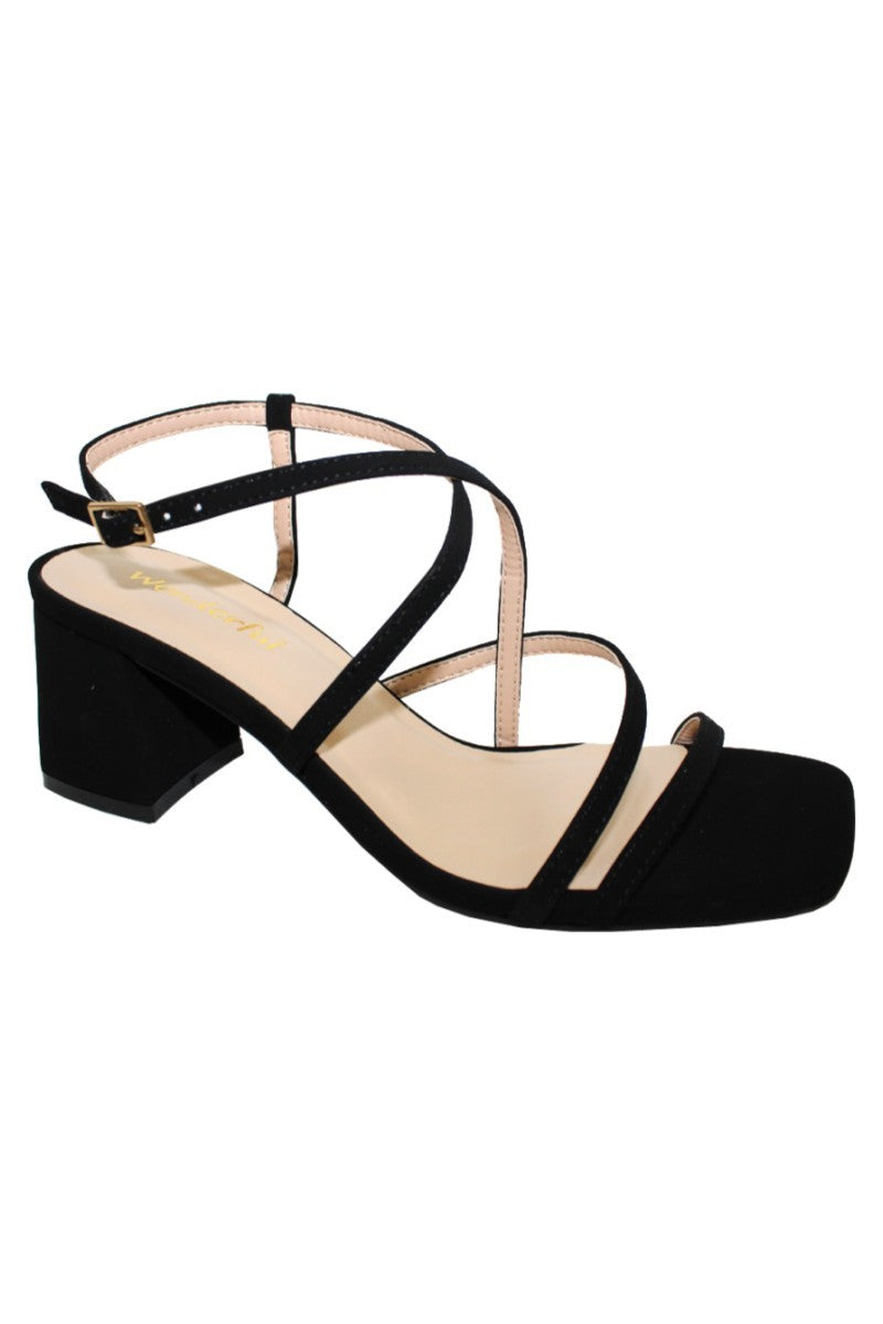 Women's Strap Block Heel - ELIZA2