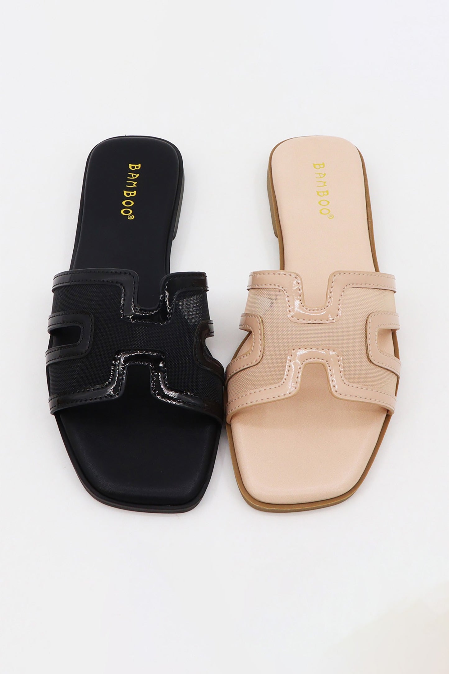 Women's Slip On Flat Sandal "H" Cut - IDEA89