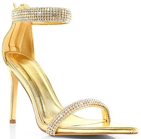 Women's Dressy Heel with Rhinestone - BLAKE11