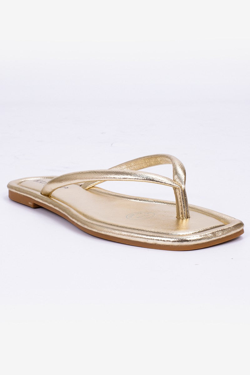 Women's Solid Thong Sandal - BABEE32