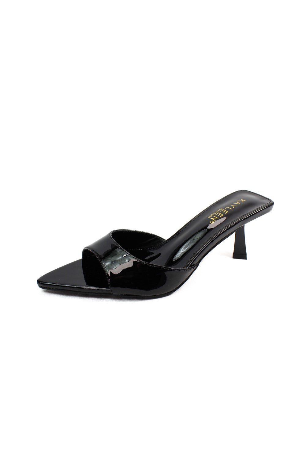 Women's Patent Leather Peep Toe Heels - HARLEE5