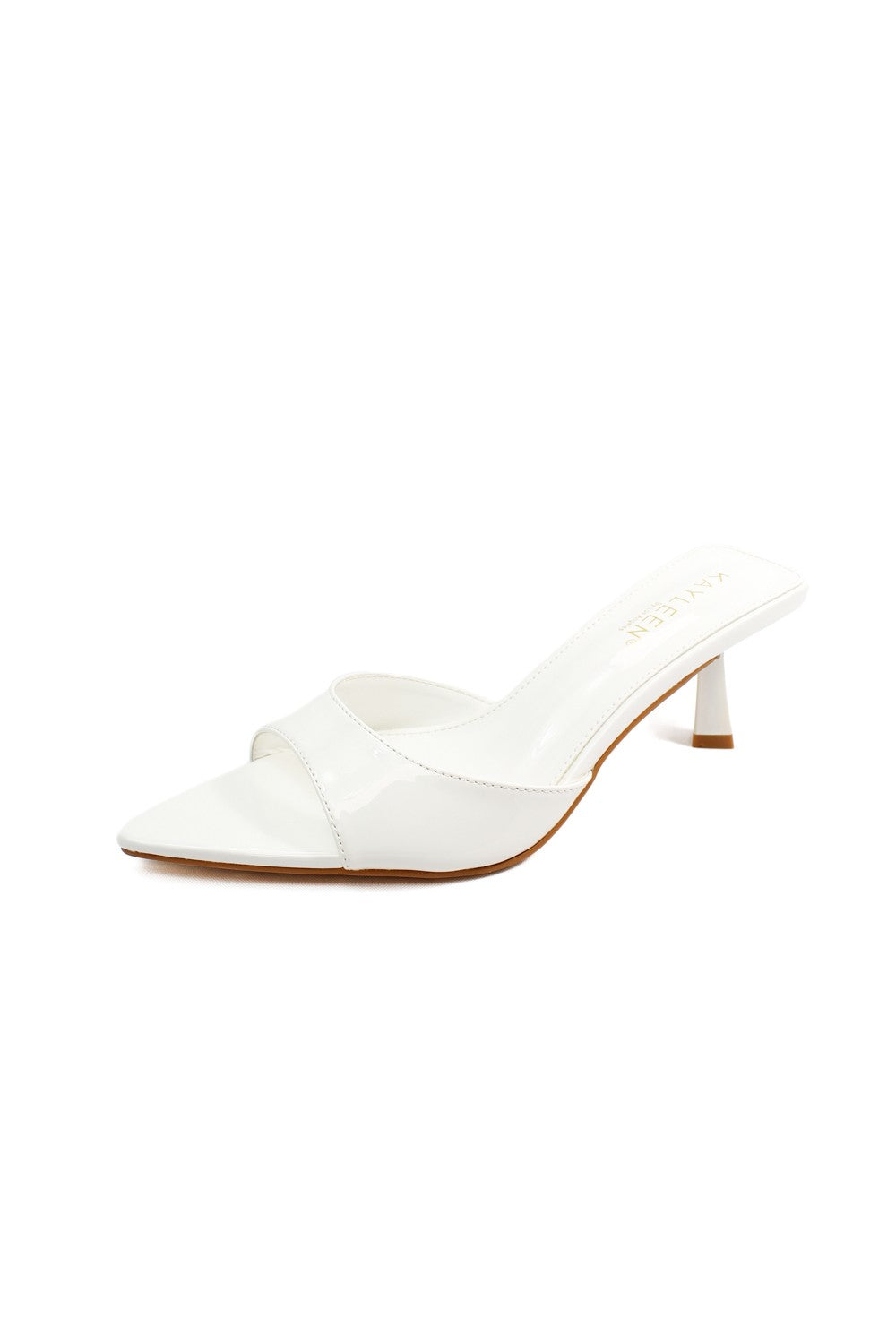 Women's Patent Leather Peep Toe Heels - HARLEE5