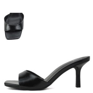 Women's Stiletto Heel Single Band Slide Heel - DALMACES