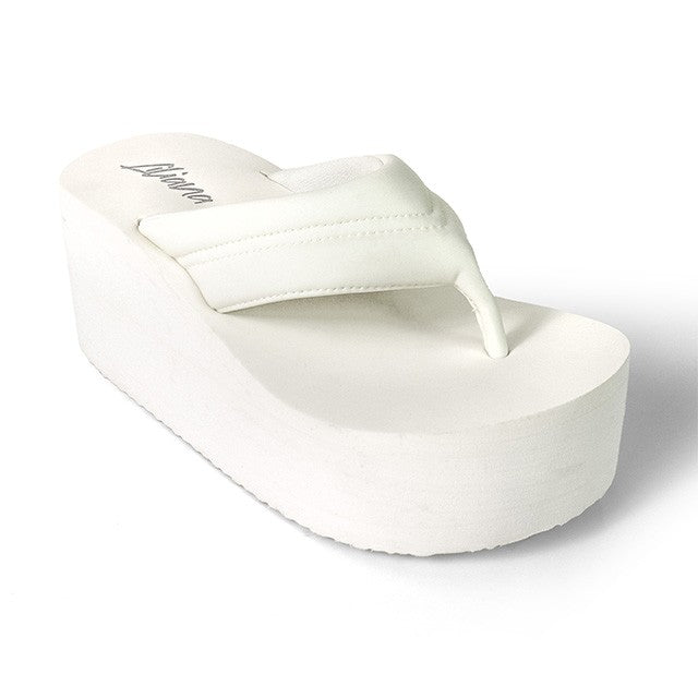 Women's Wedge Flip Flop Platform Sandals - ALTA1