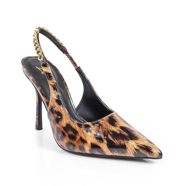 Women's Pointed Toe Chain Heel - ALICIA1