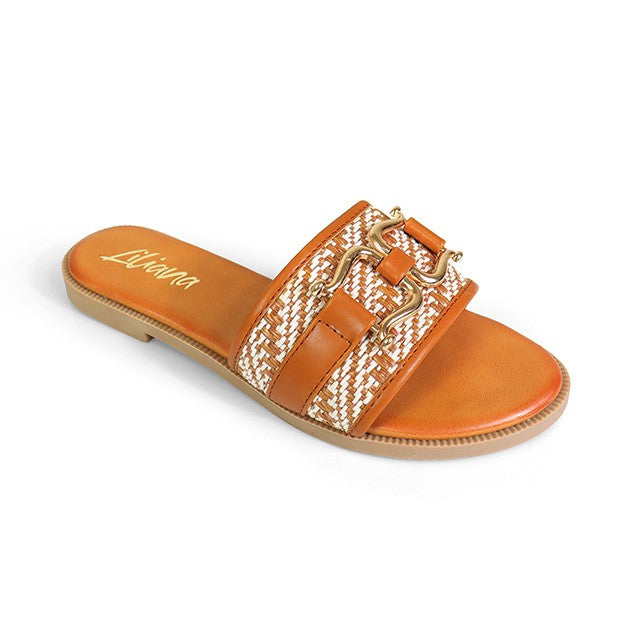 Women's Raffia Horsebit Sandal - ROY3