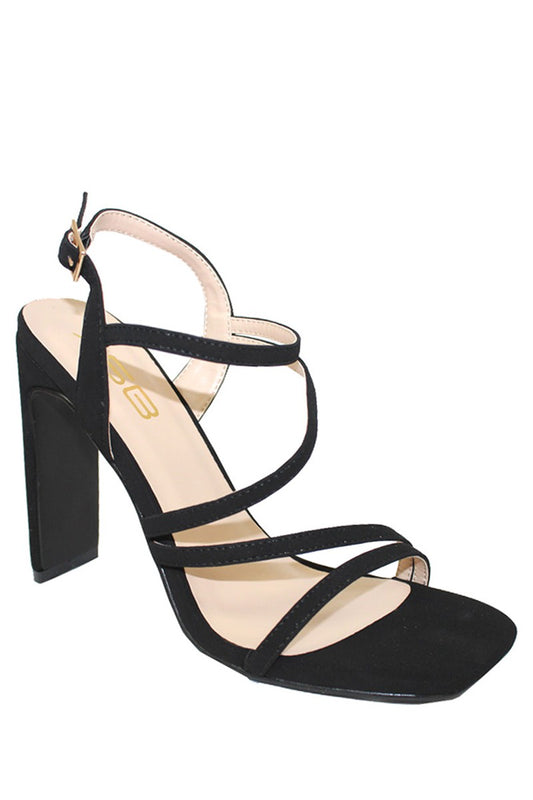 Women's Open Toe Strap Heel - ALLY4N