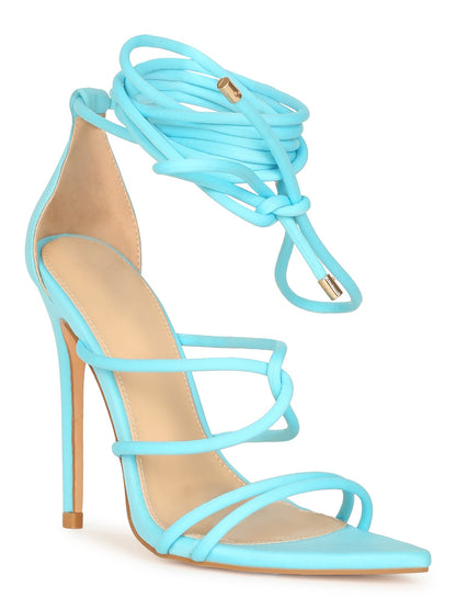 Women's Lace-Up Strappy Heel Sandals Summer Stylish - PARIS8