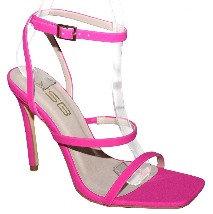 Women's High Heel with Strap - CARA1