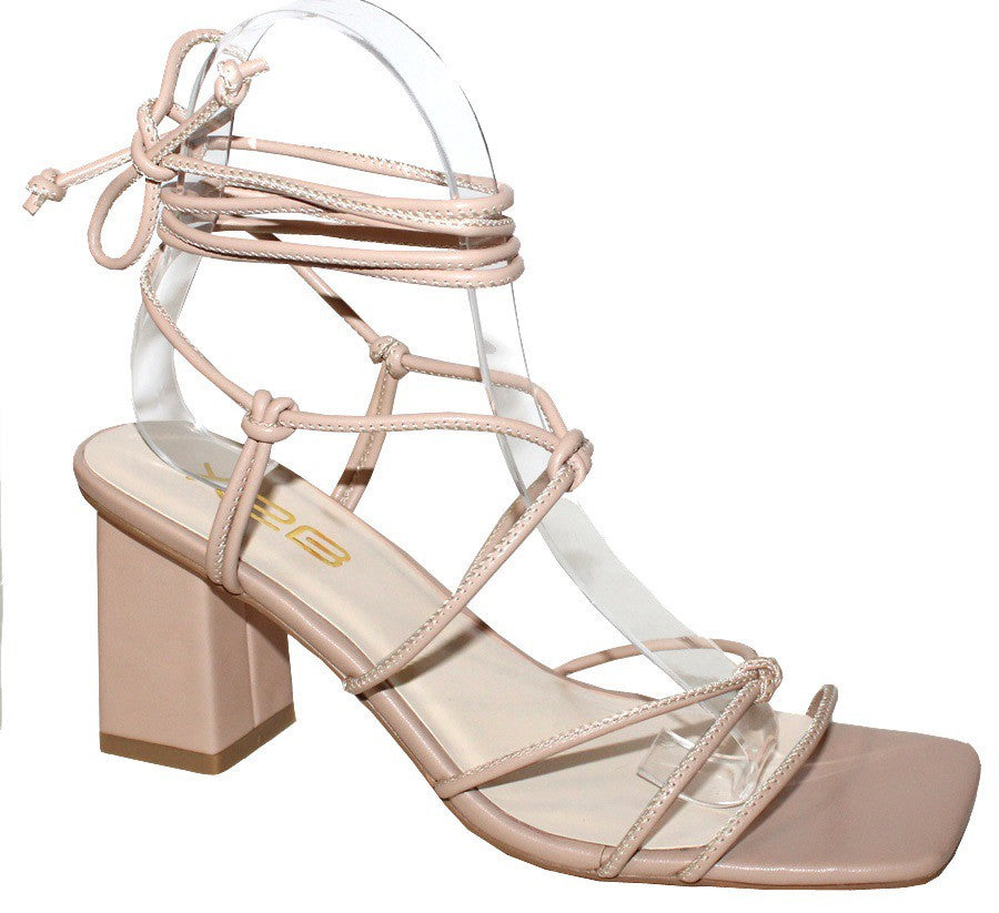 Women's Strappy Lace Up Heel - TIA1