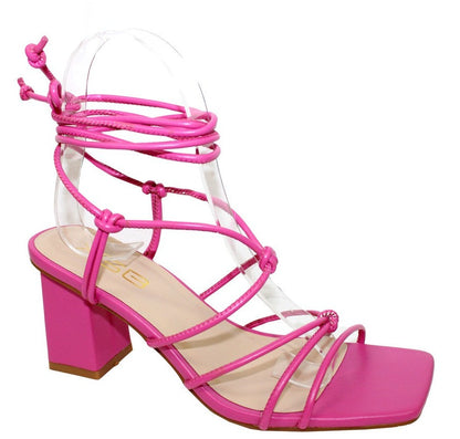 Women's Strappy Lace Up Heel - TIA1