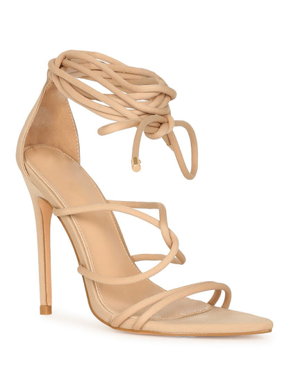 Women's Lace-Up Strappy Heel Sandals Summer Stylish - PARIS8