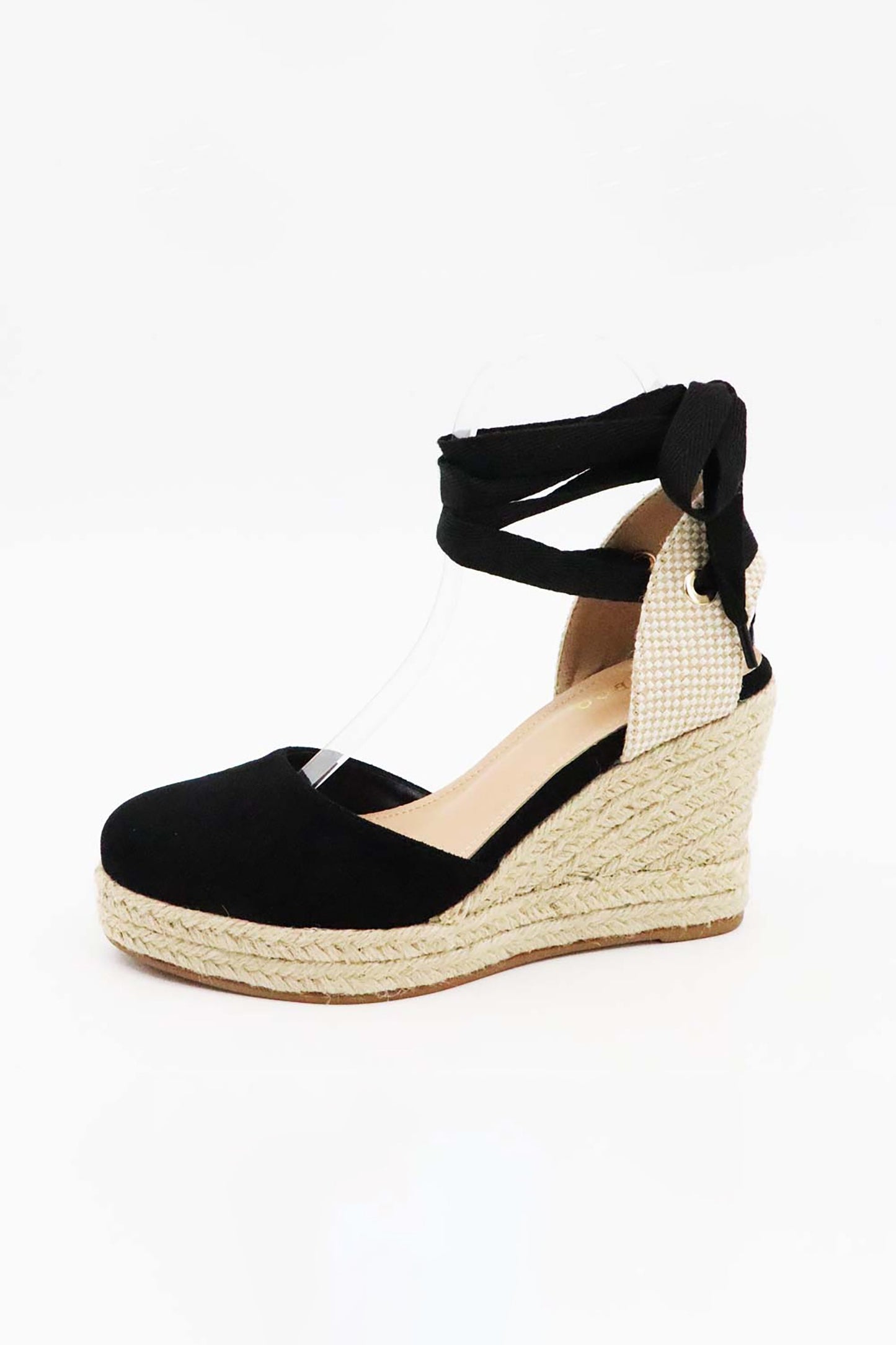 Women's Strap Tie Wedge Heel - DITCH02