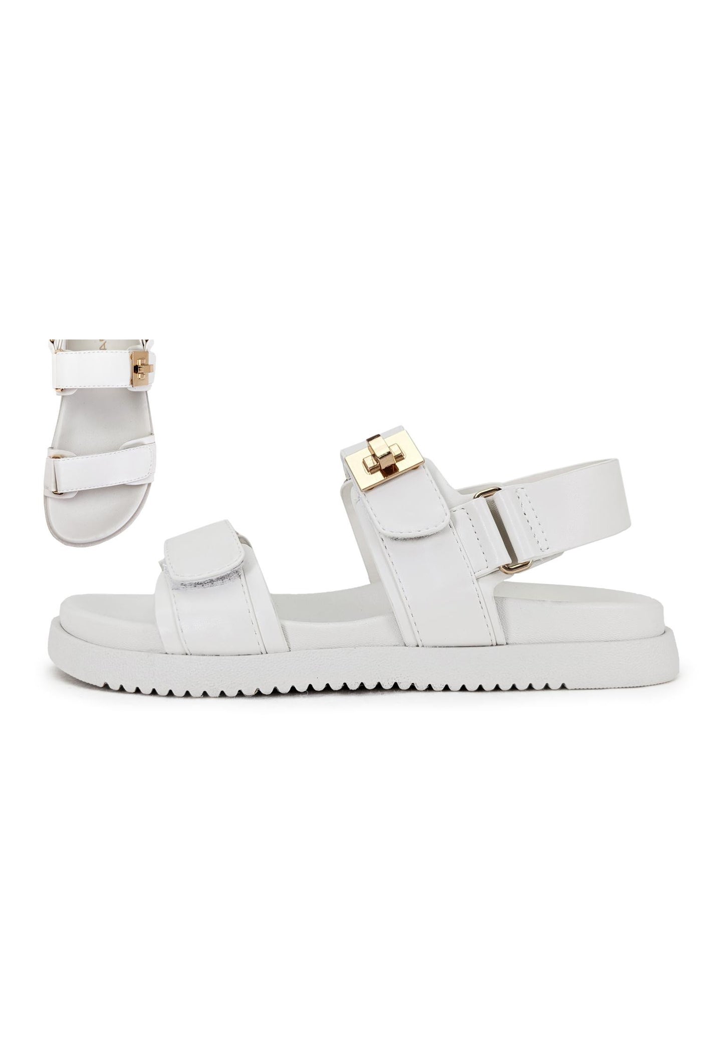 Women's Double Velcro Toe Bands Sandal - COBBERS