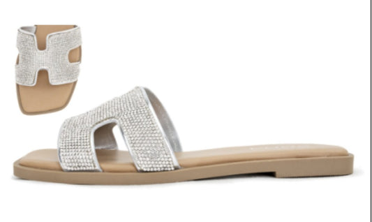 Women's Rhinestone Sandal - ARALIAS