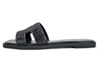 Women's Rhinestone Sandal - ARALIAS