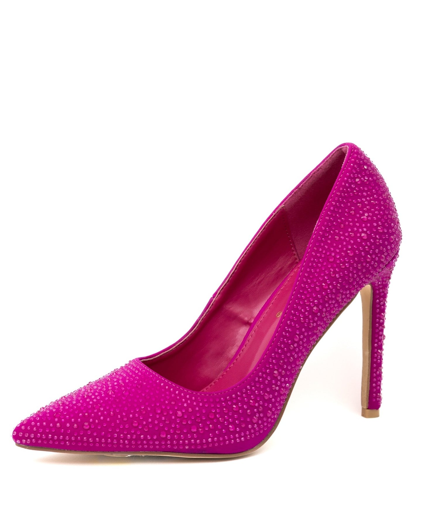 Women's Heated Stones Pointed Toe Pump Heel - FLORAA1