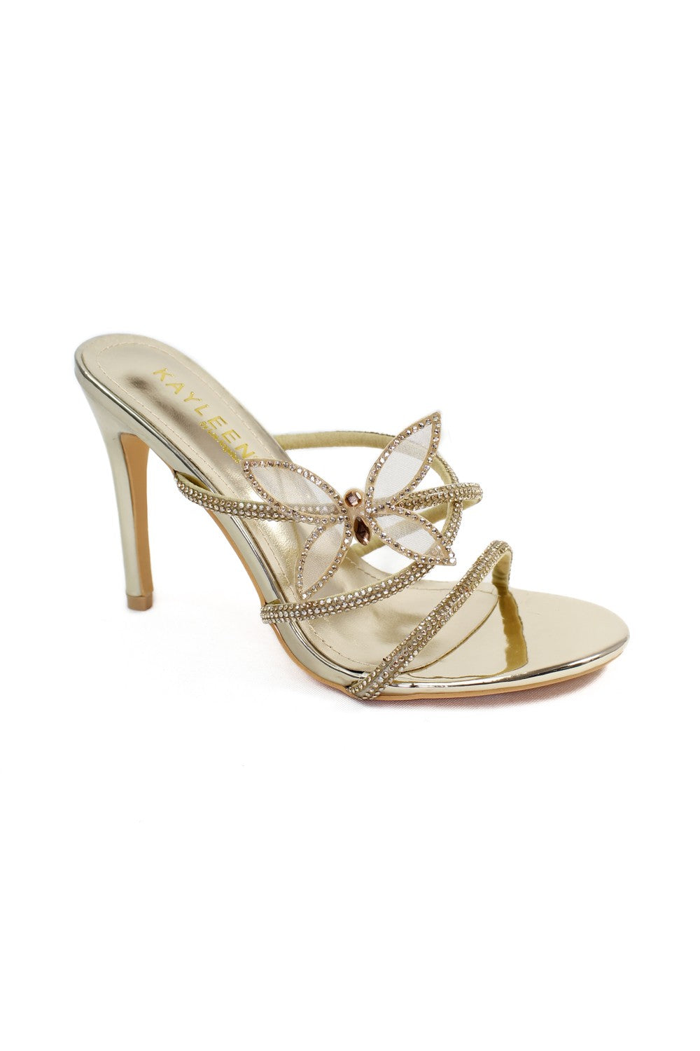 Women's Skinny Heel with Mesh Butterfly - NICO25