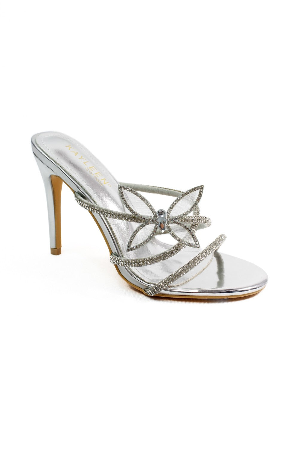 Women's Skinny Heel with Mesh Butterfly - NICO25
