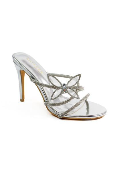 Women's Skinny Heel with Mesh Butterfly - NICO25