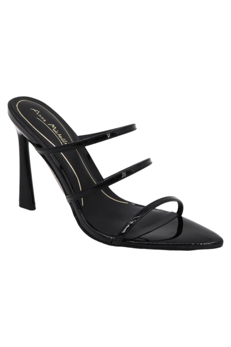 Women's Metallic Open Toe Heel - SMOKE06
