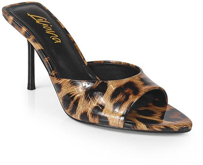 Women's Almond Toe Slide In Stiletto Heel - CYNTHIA4