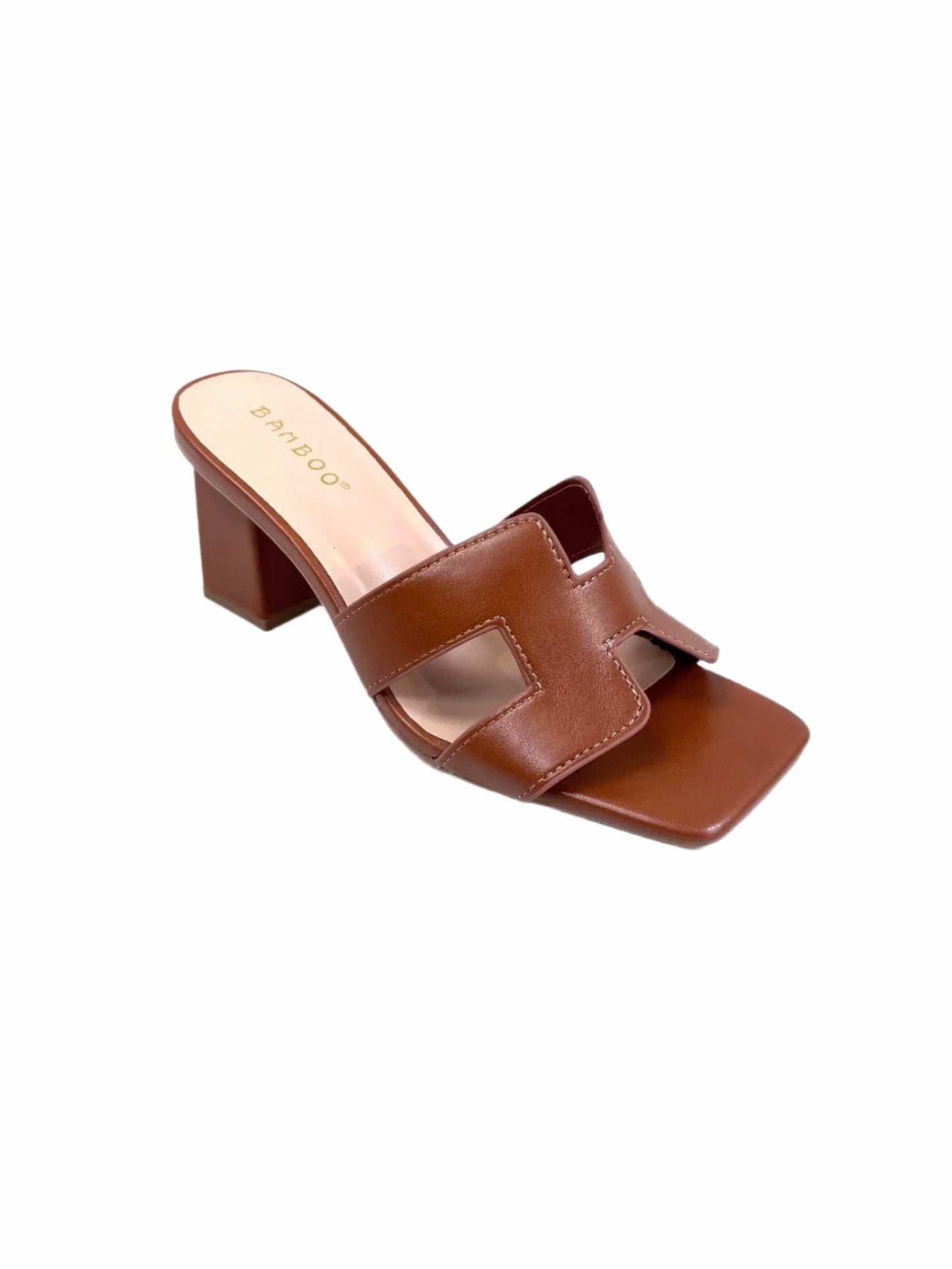 Women's Square Toe Chunky Heel - LASTING65