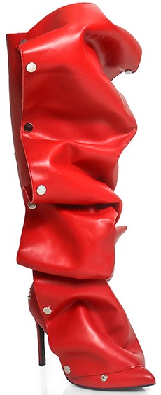 Women's Pointed Toe Knee High Boots - BUMBLE01 / MAGE1