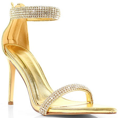 Women's Dressy Heel with Rhinestone - BLAKE11