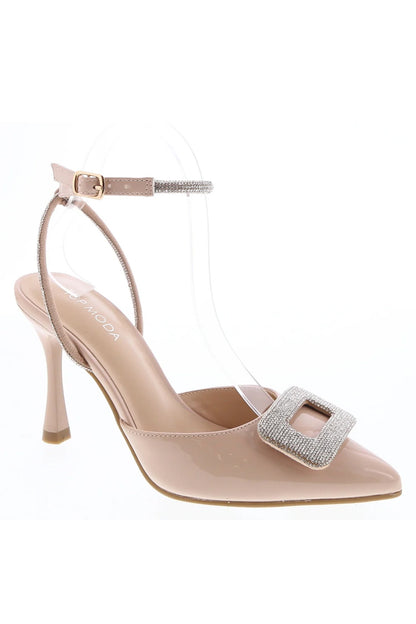 Women's Rhinestone Point Toe Heel - WYNN88