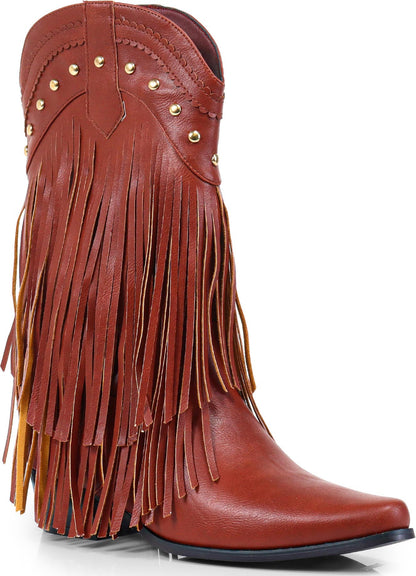 Women's Cowgirl Boots with Fringe- LIZZY15
