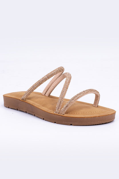 Women's Rhinestone Strap Sandal - ZORRA19