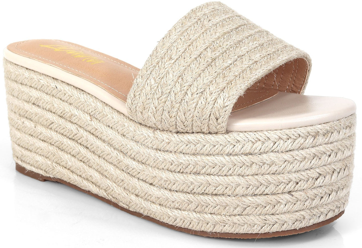 Women's Espadrille Platform Toe Band Sandal - BUDZA16