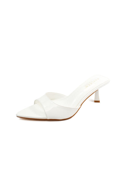 Women's Patent Leather Peep Toe Heels - HARLEE5