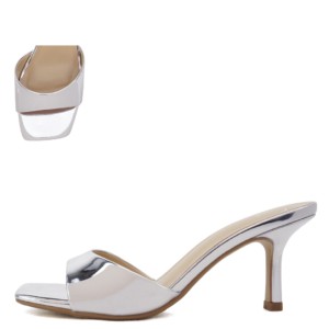 Women's Stiletto Heel Single Band Slide Heel - DALMACES