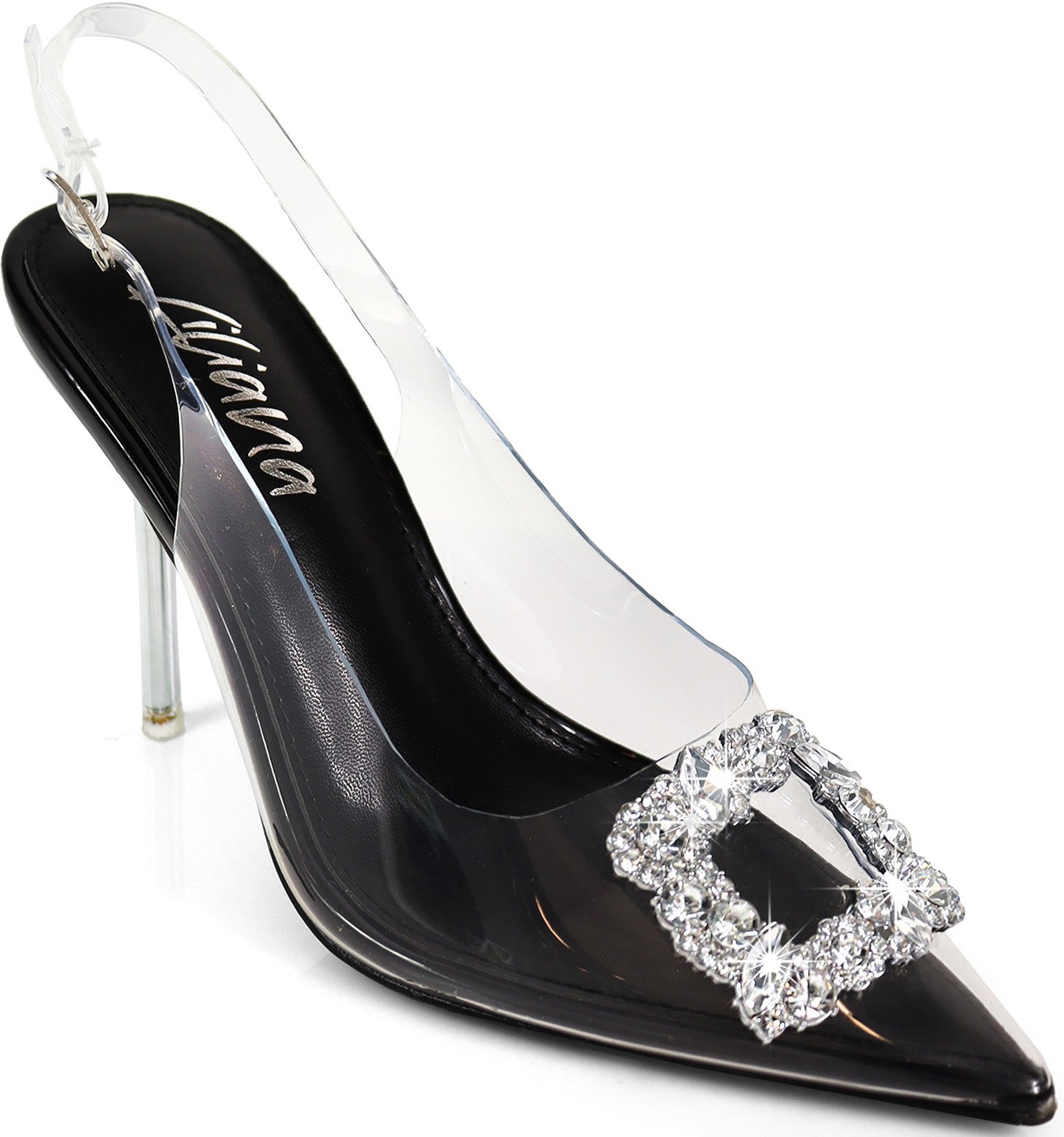 Women's Rhinestone Pointy Toe Dress Shoes- LEILANI1