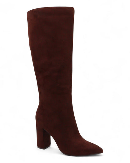 Women's Pointy Toe Chunky Heel Boots- BELLFLEUR18