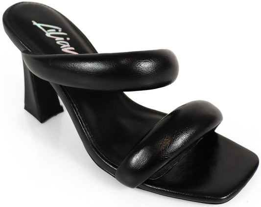 Women's  Square Toe Dual Band Heel- JASMINE2