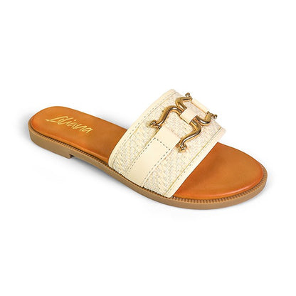 Women's Raffia Horsebit Sandal - ROY3