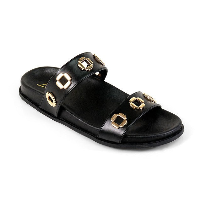 Women's Open Toe Double Strap Sandal - COCOA1