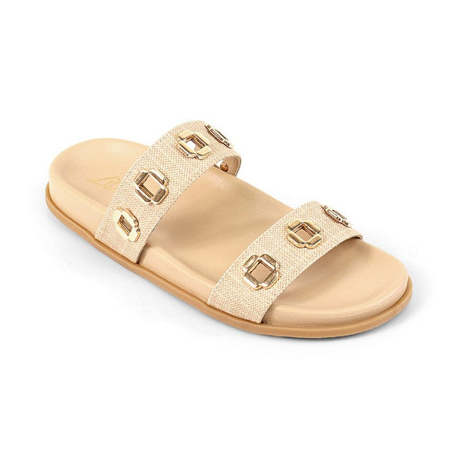 Women's Open Toe Double Strap Sandal - COCOA1